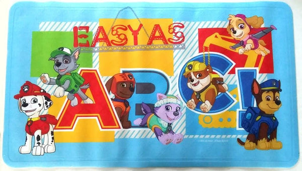 Paw Patrol Bath Mat with Non Slip Suction Cups Nickelodeon