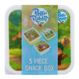 Peter Rabbit 3 Piece Snack Box for Kids Nesting Lunch Box / Lunch Container
