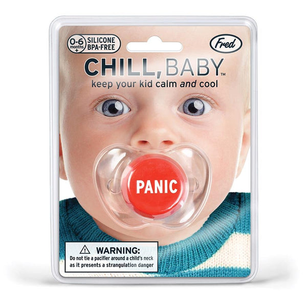 Fred Chill Baby Panic Button Pacifier Soother Dummy BPA Free