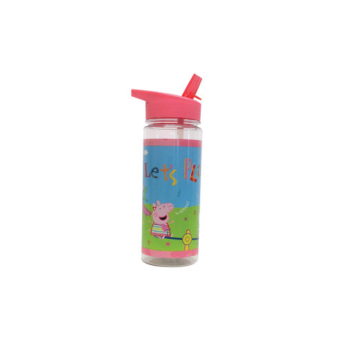 Peppa Pig Drink Bottle / Water Bottle Built In Straw for Kids Let's Play