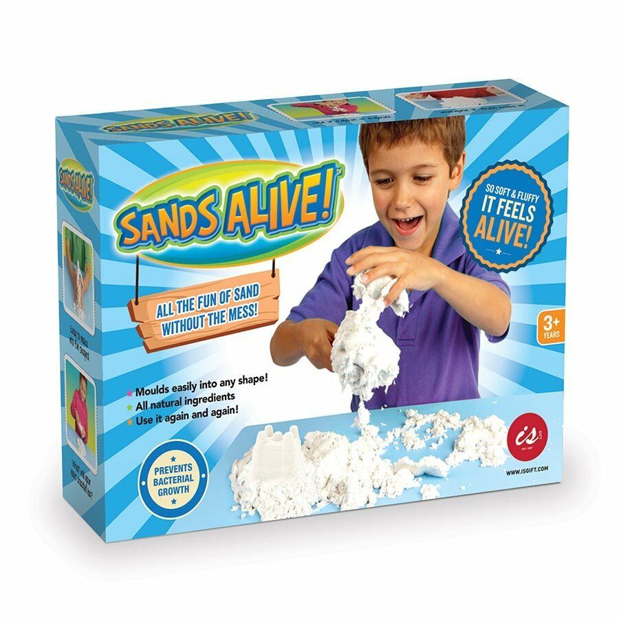 Sands Alive! Kinetic Moving Sand Box Of Sand for Kids Craft Toy ...