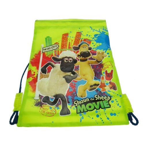 Shaun The Sheep Swim Bag / Trainer Bag School Satchel for Kids