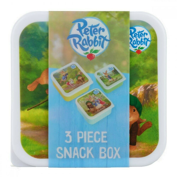 Peter Rabbit 3 Piece Snack Box for Kids Nesting Lunch Box / Lunch Cont ...