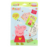 Peppa Pig Stationery Activity Set Stationery Colouring Crayons Stickers Paper